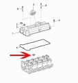 Seal ring Spark plug hole